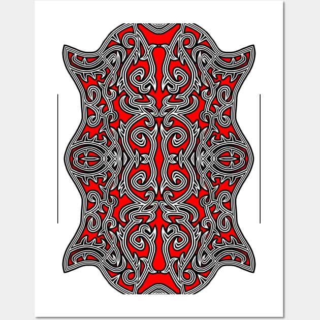 tribal batak motif 9 Wall Art by Hahanayas